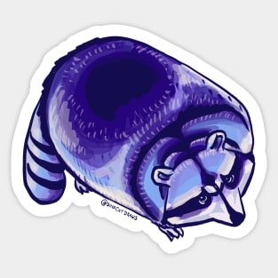 Raccoon Chonk Sticker